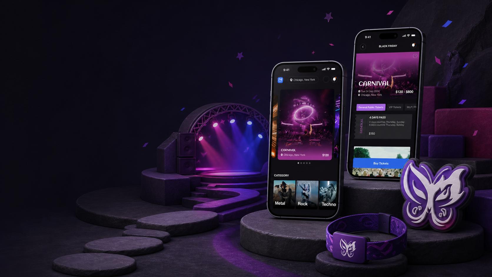 Mise en scène de l’application Befest
