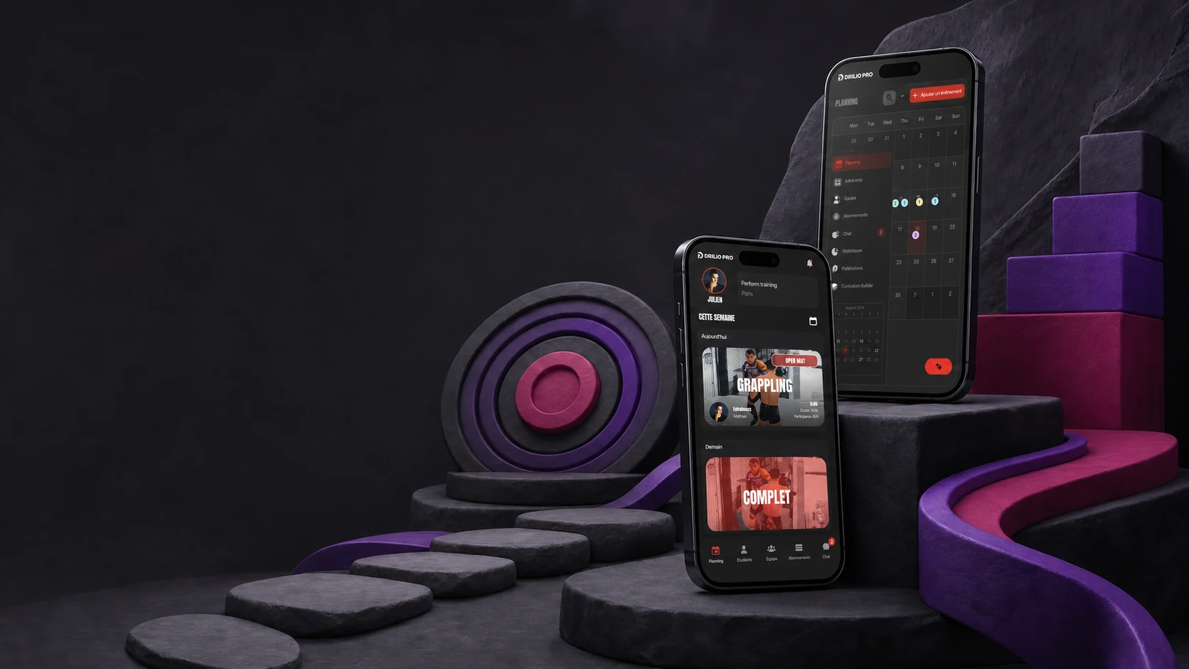 Mise en scène de l’application DRILIO